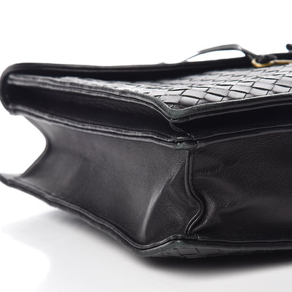 Bottega Veneta Nappa Intrecciato Briefcase Black 8 of 9