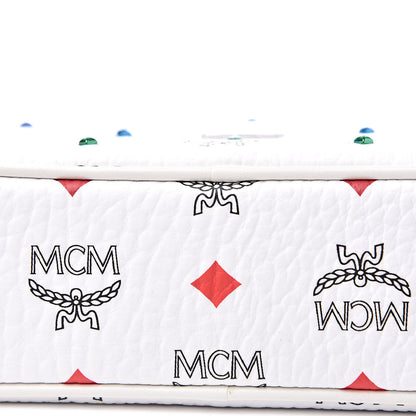 MCM Skyoptic Visetos Spectrum Diamond Camera Bag White 11 of 11