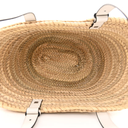 Loewe Raffia Basket Tote Bag Natural White 5 of 10