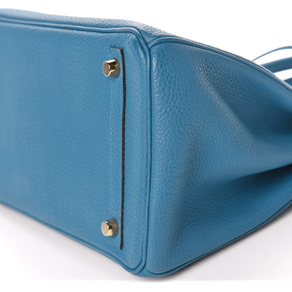 Hermes Togo Birkin 30 Bleu De Galice 42 of 43