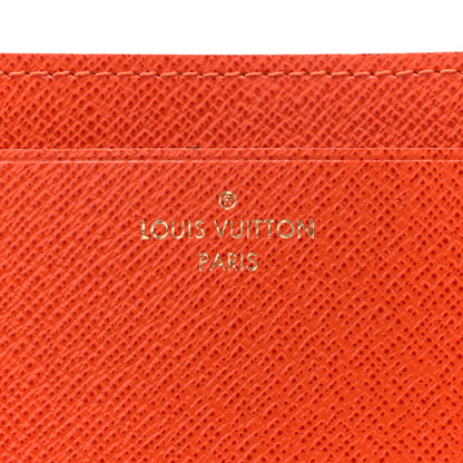 Louis Vuitton Calfskin Jeanne Wallet Insert Piment 6 of 7