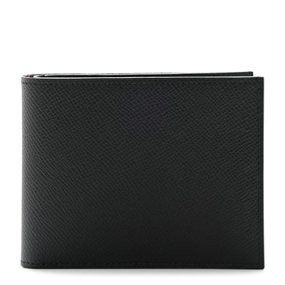Hermes Epsom Citizen Twill Compact Wallet Black 1 of 10