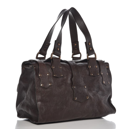 Mulberry Calfskin Roxanne Satchel Chocolate 3 of 9