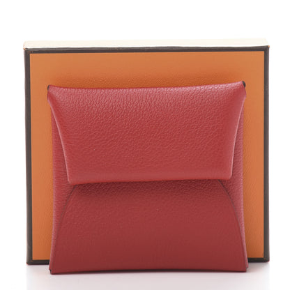 Hermes Evercolor Bastia Coin Purse Rouge Casaque 7 of 7