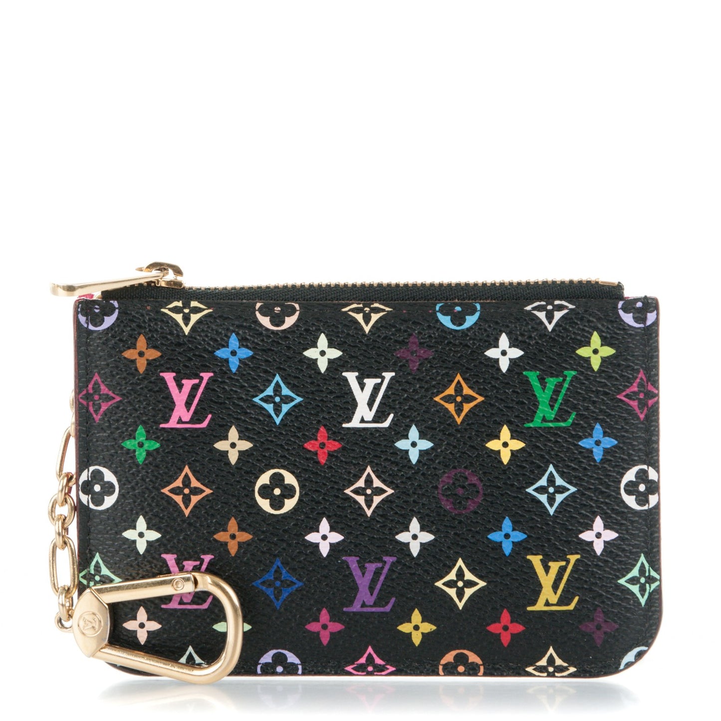 Monogram Multicolor Key Pouch Black Grenade