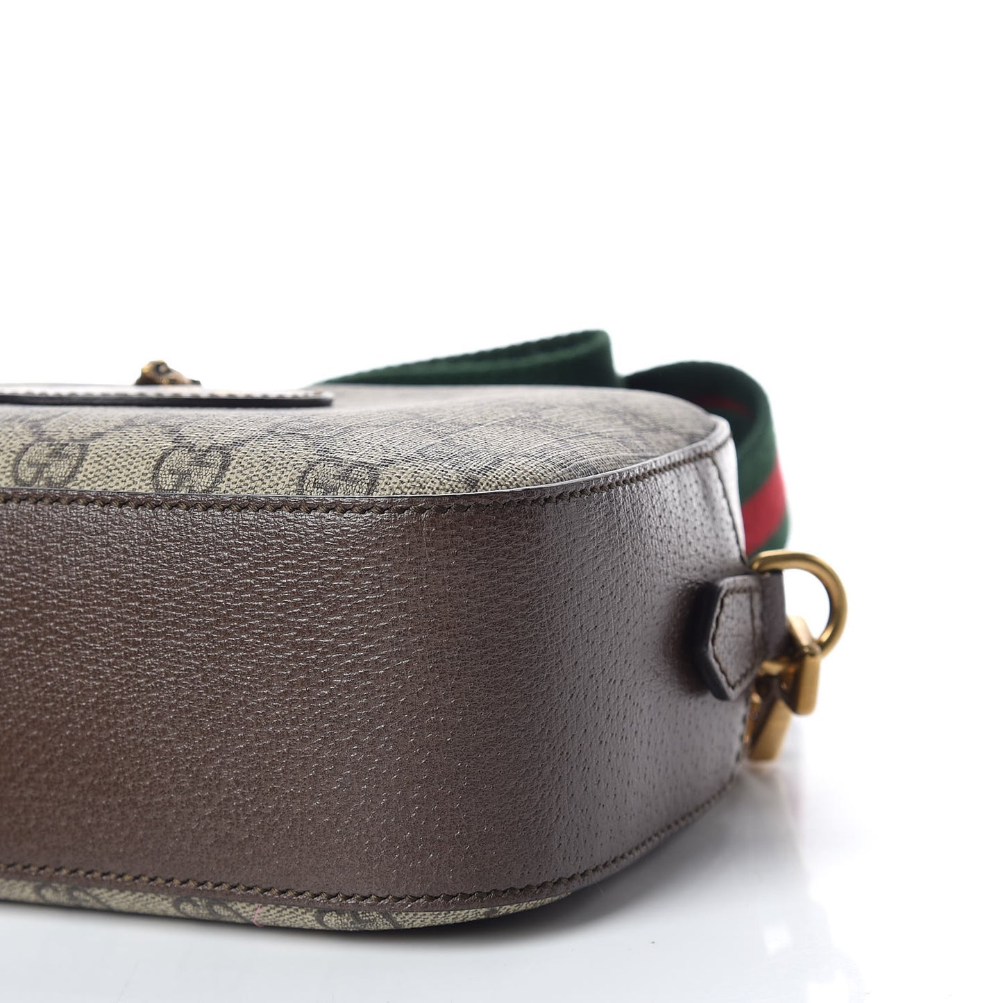 GG Supreme Monogram Web Neo Vintage Shoulder Bag Beige New Acero Crop