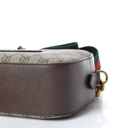 Gucci GG Supreme Monogram Web Neo Vintage Shoulder Bag Beige New Acero Crop 6 of 11