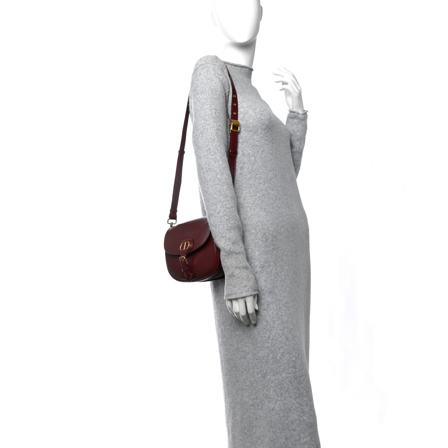 Christian Dior Box Calfskin Medium Bobby Flap Red Bricks 2 of 10