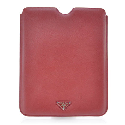 Prada Saffiano iPad Sleeve Case Red 1 of 7