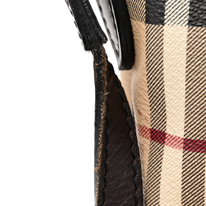 Burberry Haymarket Check Hartham Crossbody Chocolate 14 of 14