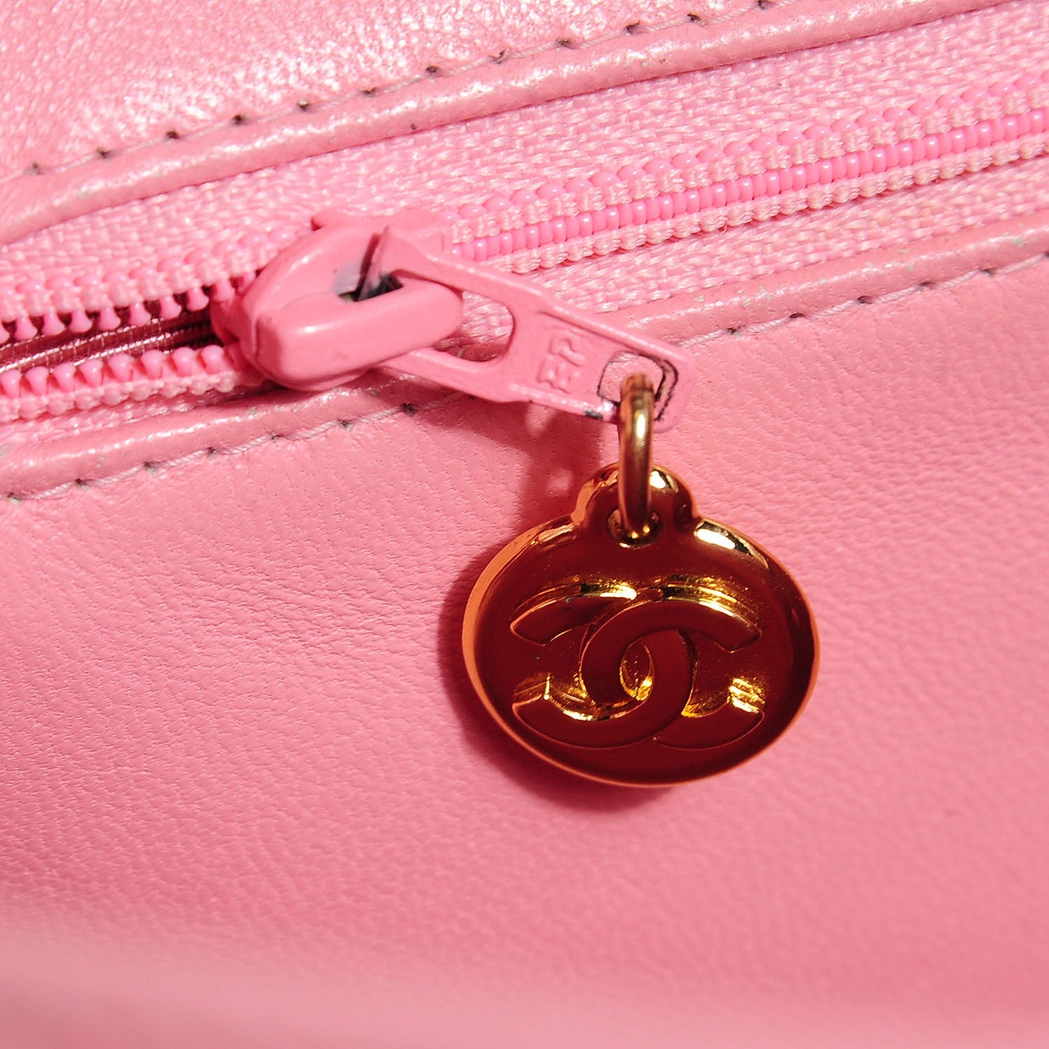 Chanel Caviar Quilted Medallion Tote Light Pink 7 of 8