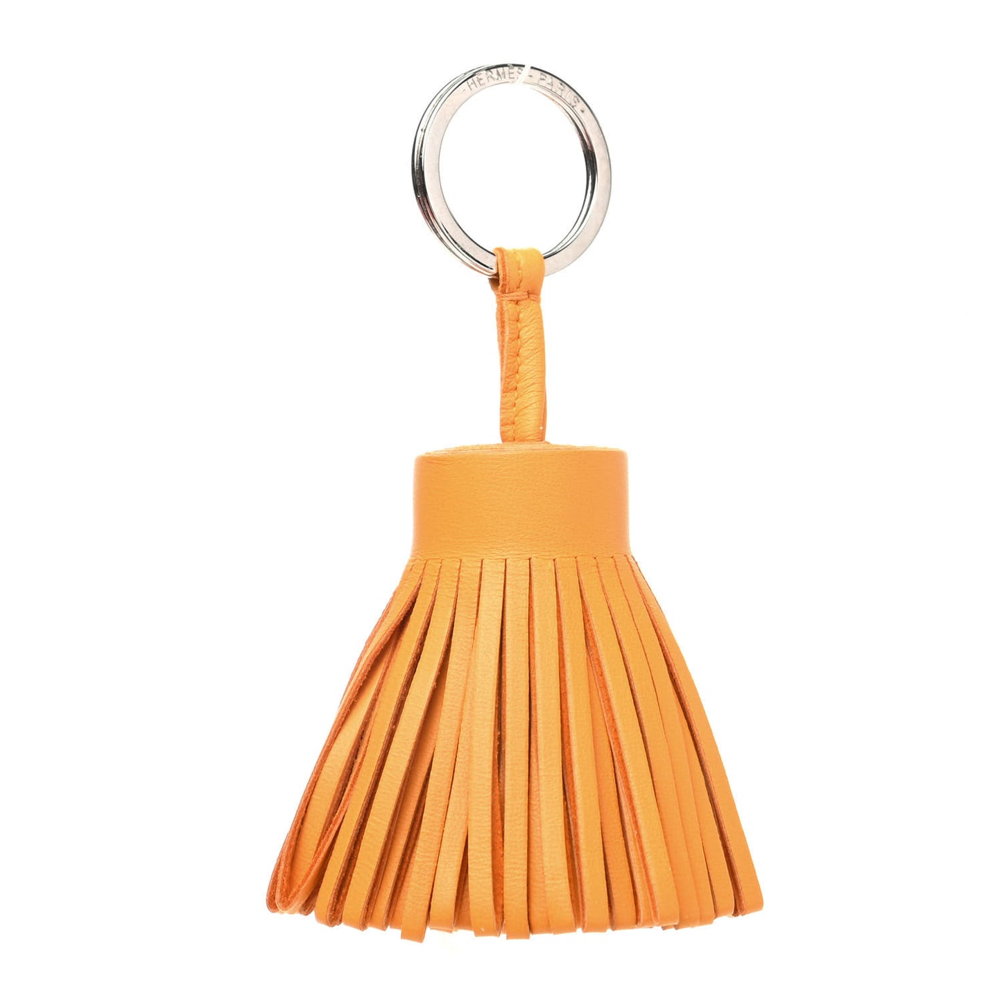 Lambskin Carmen Tassel Key Holder Jaune D'Or