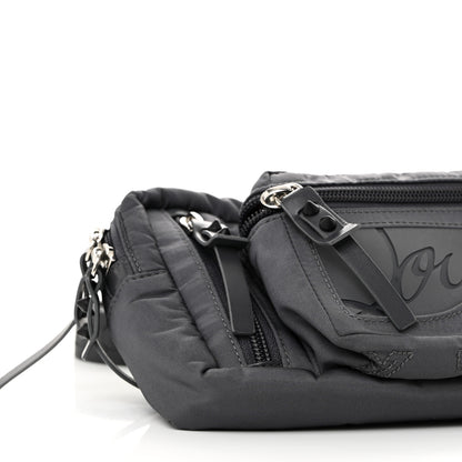 Christian Louboutin Nylon Loubideal Sneaker Sole Belt Bag Grey 9 of 10