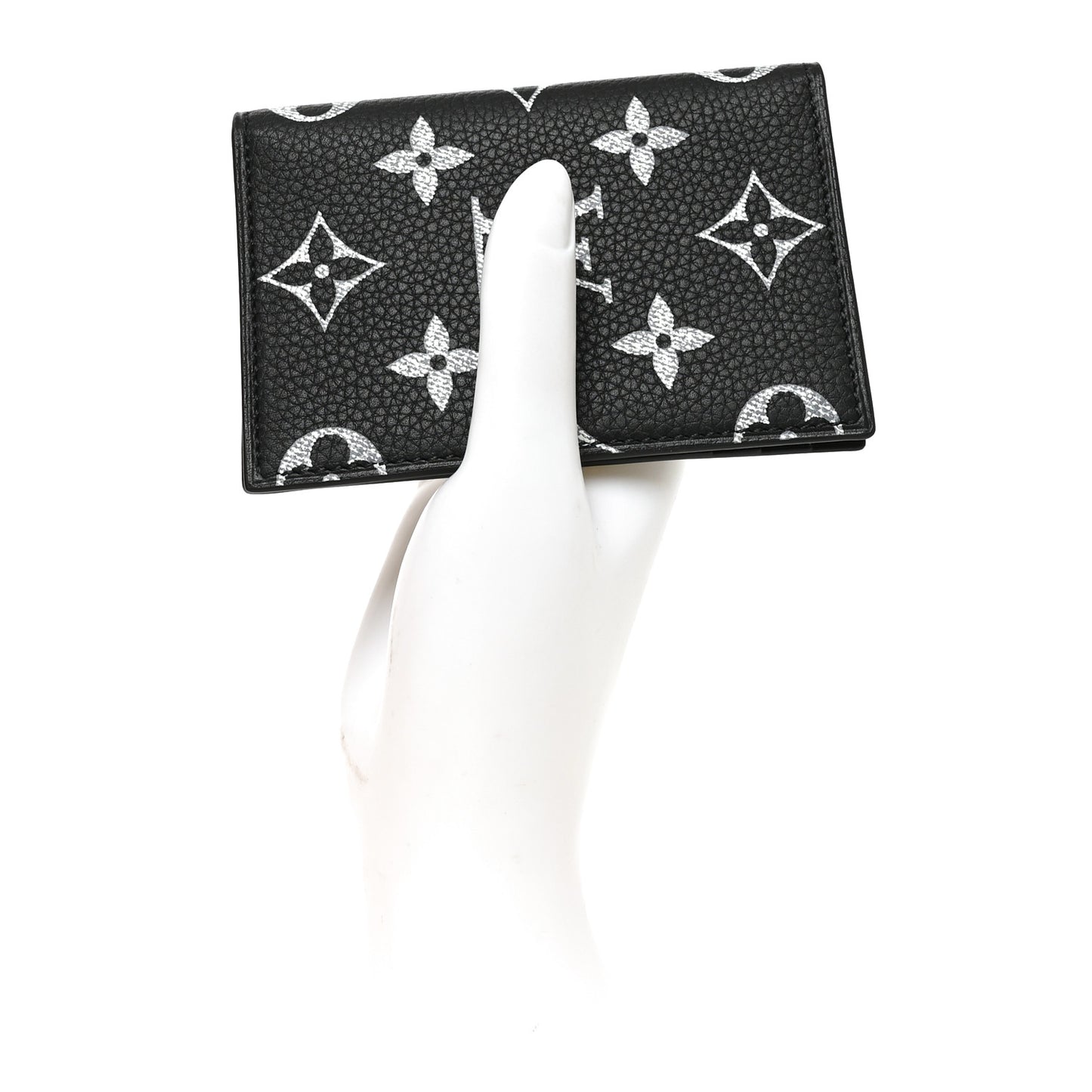 Calfskin Monogram Firefly Pocket Organizer P9 Black