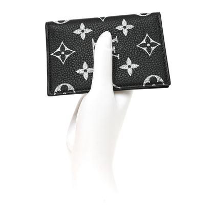 Louis Vuitton Calfskin Monogram Firefly Pocket Organizer P9 Black 2 of 8