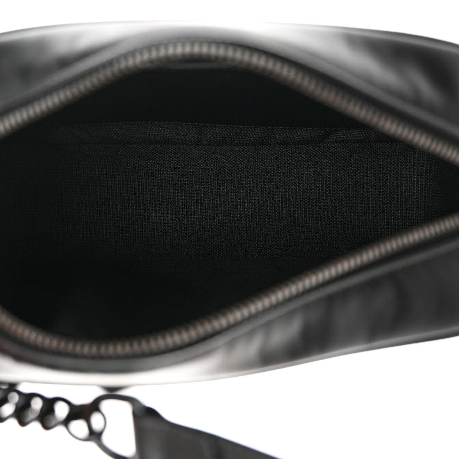 Gucci Calfskin Matelasse Monochrome Small GG Marmont Chain Shoulder Bag Black 5 of 13
