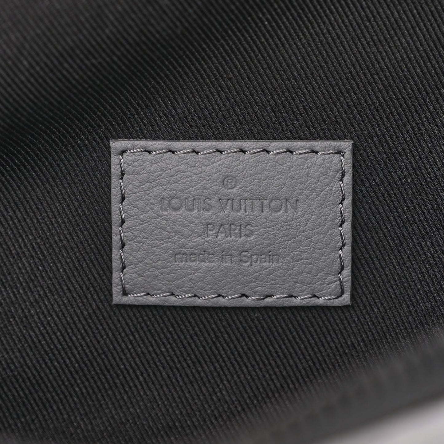 Calfskin Monogram Shadow Discovery Bumbag PM Gray