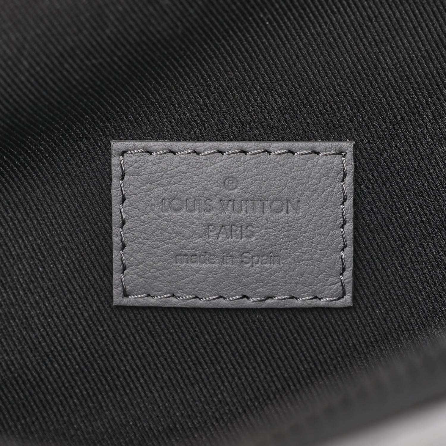 Louis Vuitton Calfskin Monogram Shadow Discovery Bumbag PM Gray 6 of 10