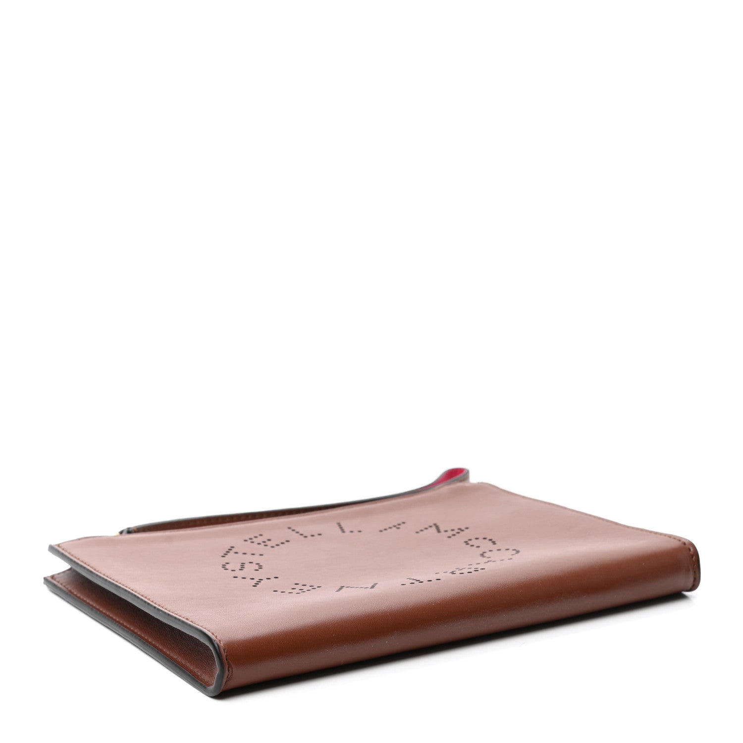 Stella McCartney Alter Nappa Perforated Logo Pouch Cinnamon 4 of 6