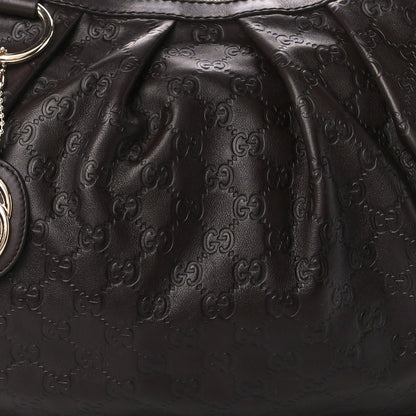Gucci Guccissima Medium Sukey Hobo Dark Brown 9 of 11