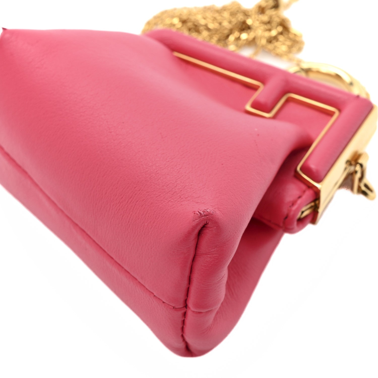Fendi Shiny Nappa Nano Fendi First Bag Charm Lampone 10 of 13