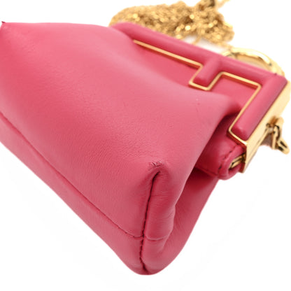Fendi Shiny Nappa Nano Fendi First Bag Charm Lampone 10 of 13
