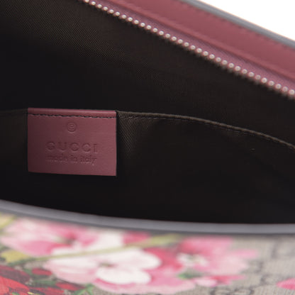 Gucci GG Supreme Monogram Blooms Large Cosmetic Case Beige Multicolor Dry Rose 6 of 7