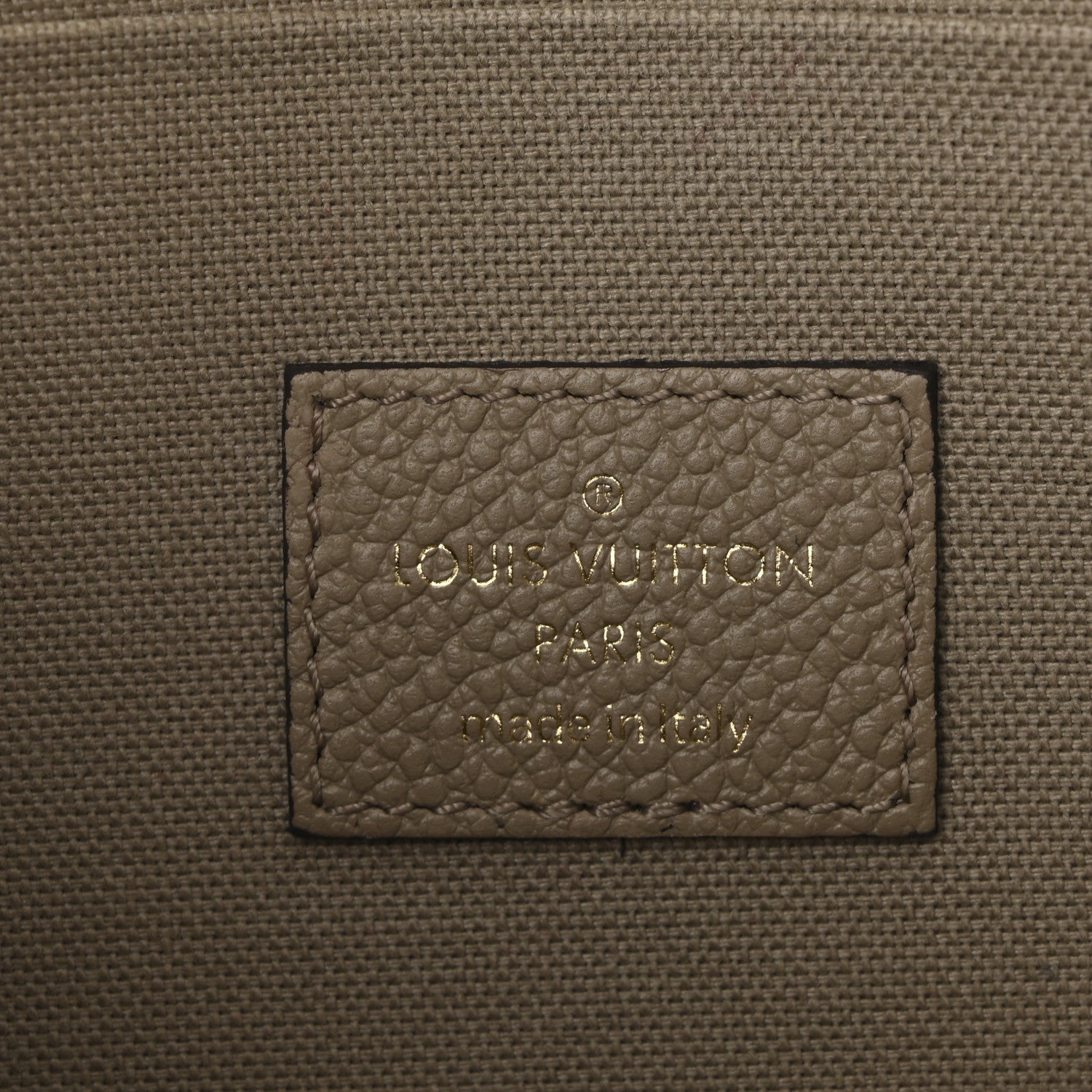 Louis Vuitton Empreinte Monogram Giant Felicie Pochette Tourterelle Creme 7 of 10