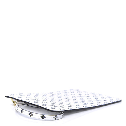 Louis Vuitton Monogram Giant Neverfull MM GM Pochette White 4 of 6