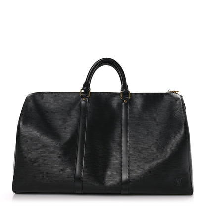 Louis Vuitton Epi Keepall 50 Black 1 of 11