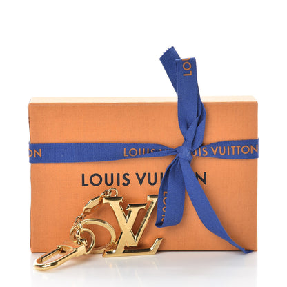 Louis Vuitton LV Facettes Bag Charm Key Holder Gold 5 of 5
