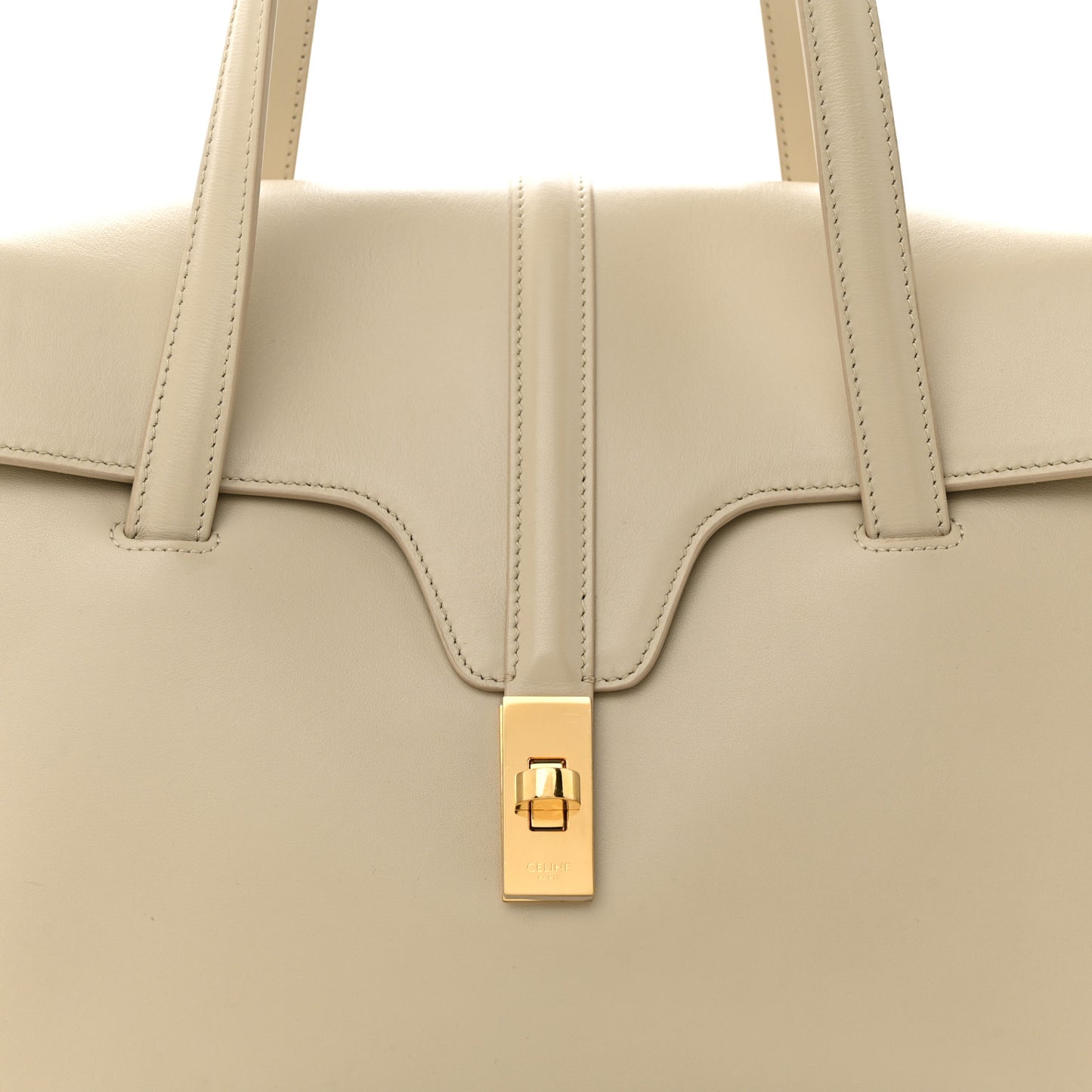 Calfskin Medium Soft 16 Bag Light Grey