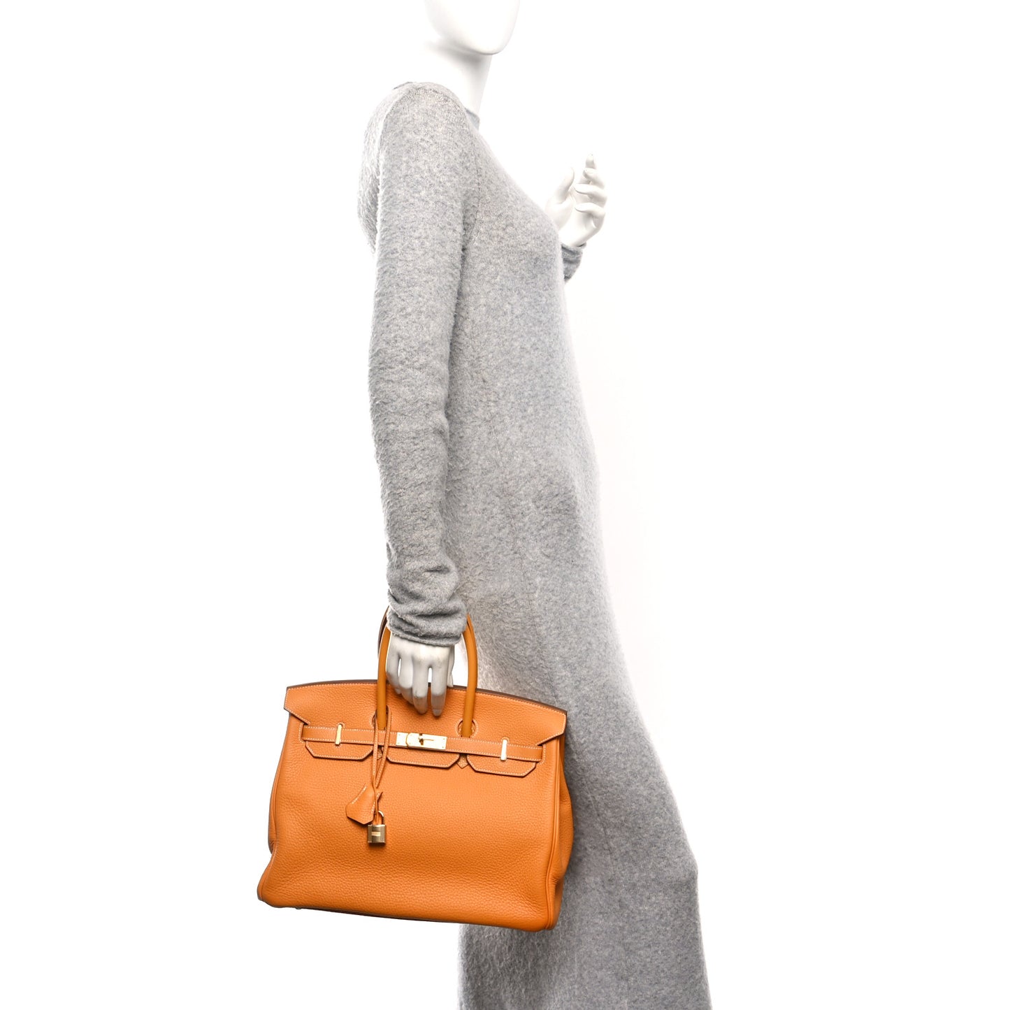 Togo Birkin 35 Moutarde