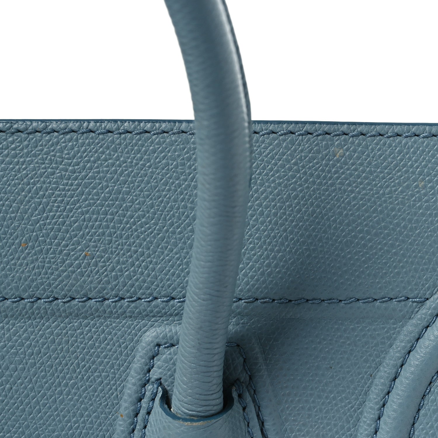 Celine Supple Calfskin Medium Phantom Luggage Slate Blue 15 of 17