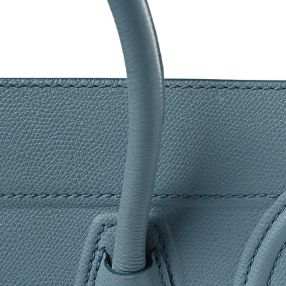 Celine Supple Calfskin Medium Phantom Luggage Slate Blue 15 of 17