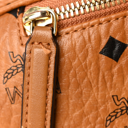 MCM Visetos Stark Belt Bag Cognac 10 of 10