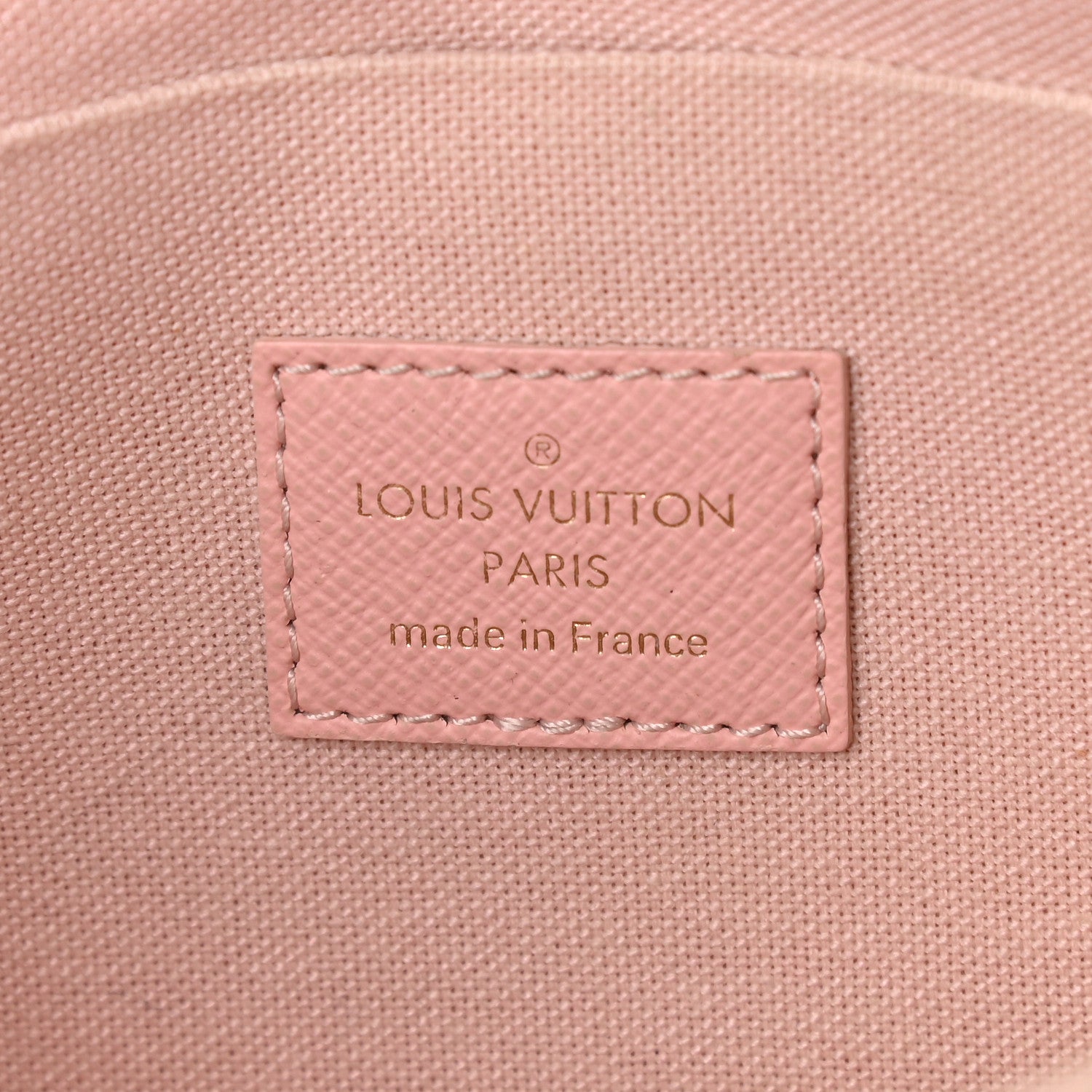 Louis Vuitton Damier Azur Calfskin Pochette Felicie Eau de Rose 6 of 10