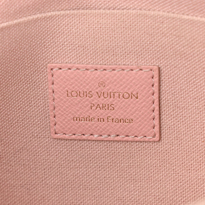 Louis Vuitton Damier Azur Calfskin Pochette Felicie Eau de Rose 6 of 10