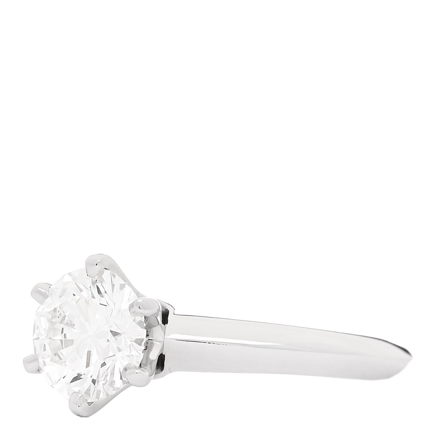 Tiffany Platinum Diamond 1.02ct Solitaire Engagement Ring 49 4.75 3 of 7