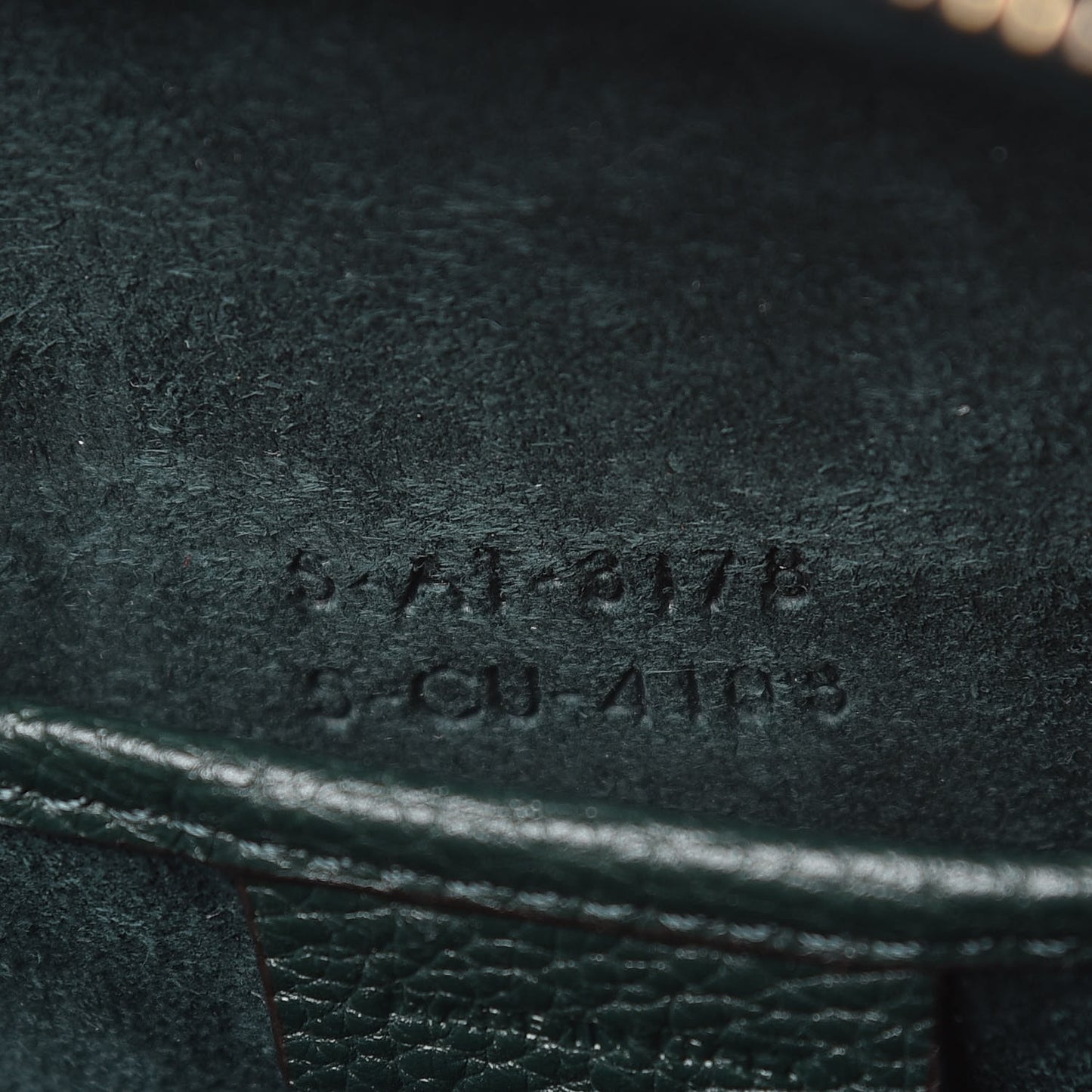 Drummed Calfskin Nano Luggage Amazone