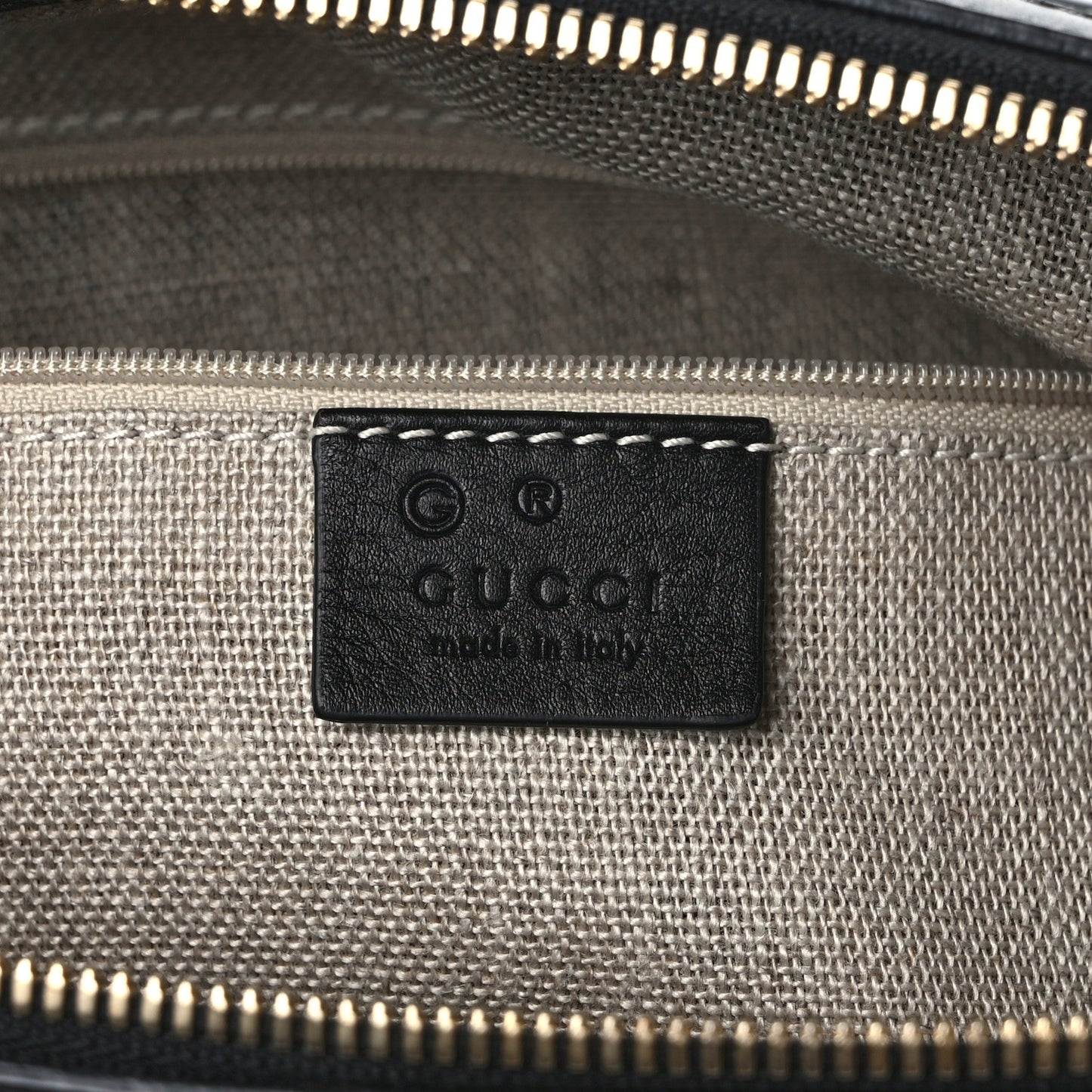 Soft Microguccissima Dome Satchel Black