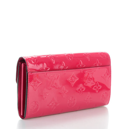Louis Vuitton Vernis Sarah Wallet NM Rose Indien 4 of 7
