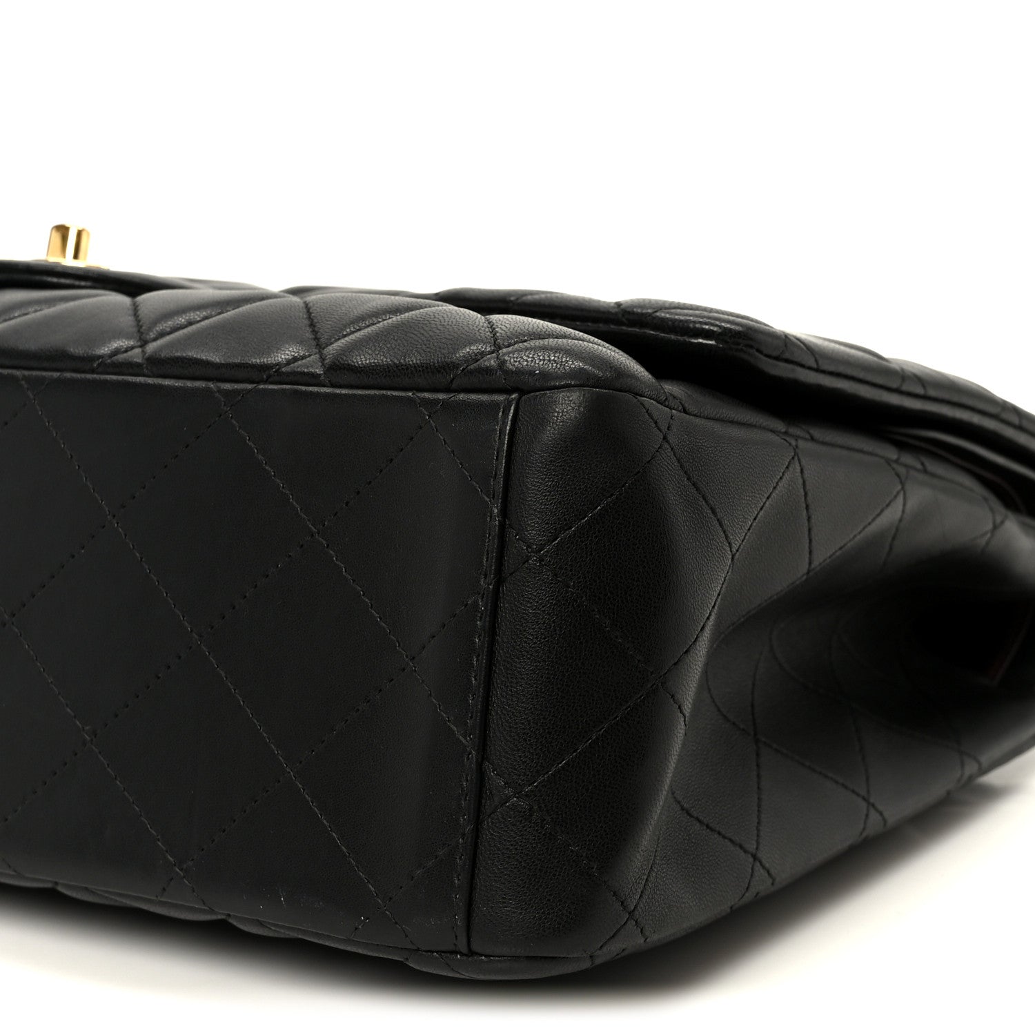 Chanel Lambskin Quilted Maxi Double Flap Black 10 of 10