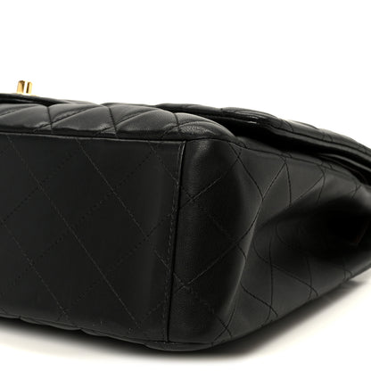Chanel Lambskin Quilted Maxi Double Flap Black 10 of 10