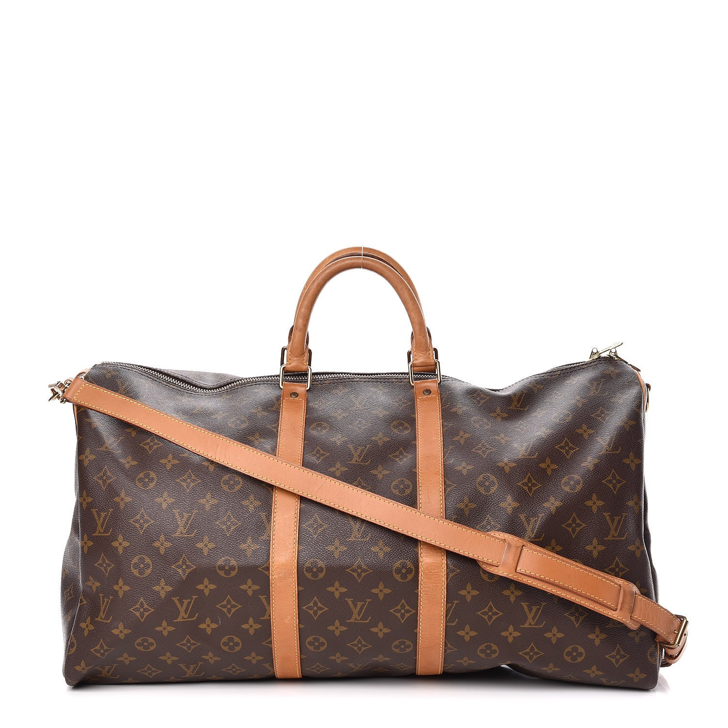 Louis Vuitton Monogram Keepall Bandouliere 55 1 of 15