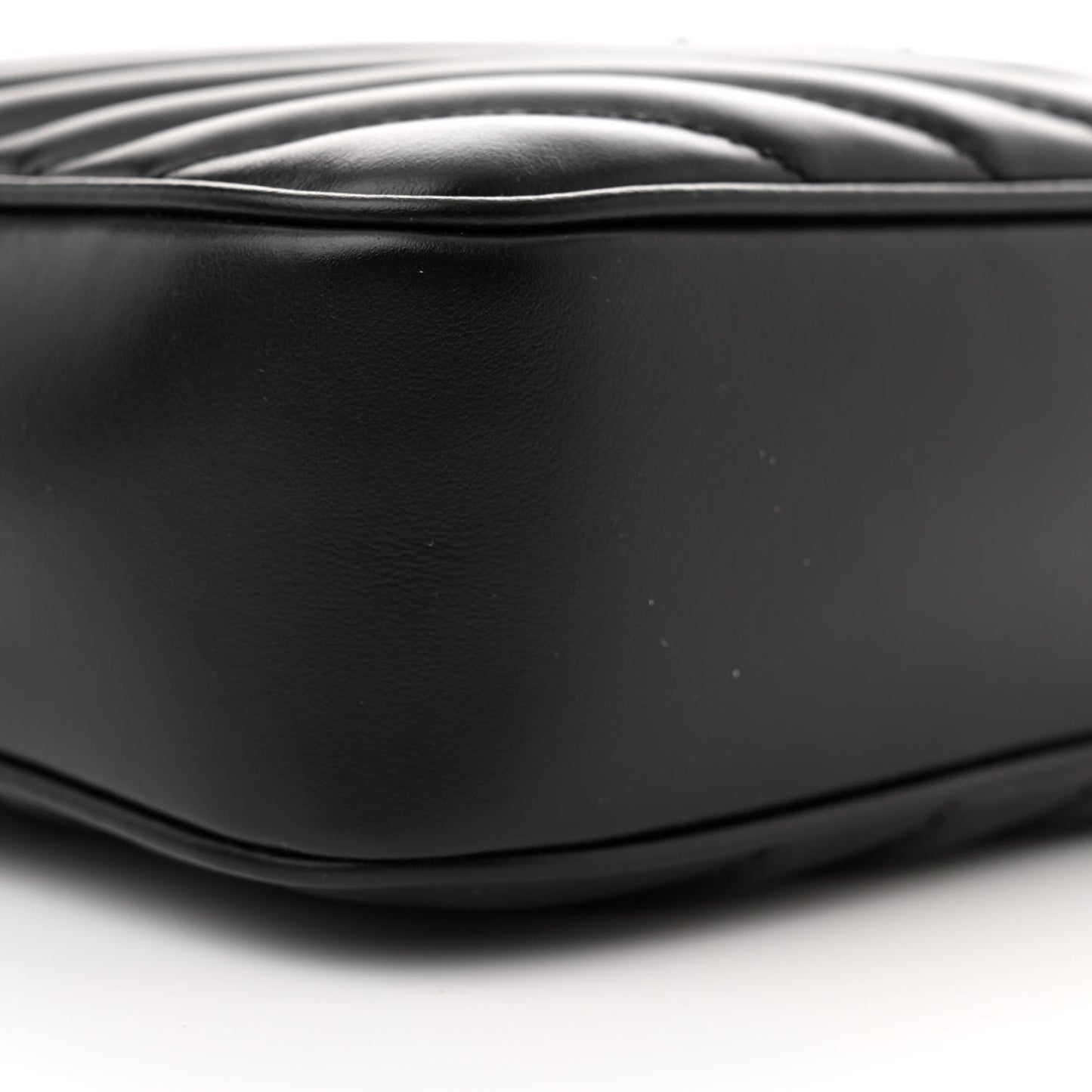 Calfskin Matelasse Monogram Lou Camera Bag Black