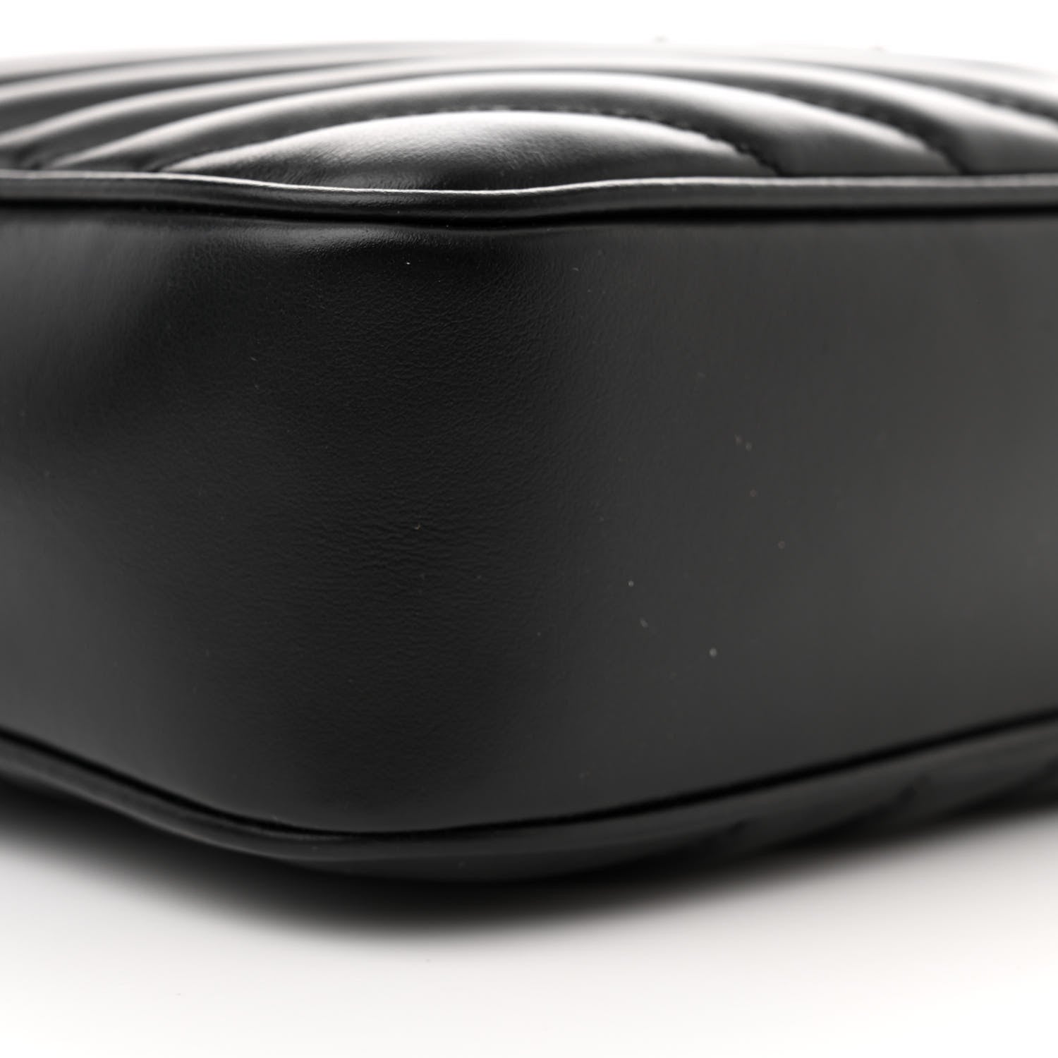 Saint Laurent Calfskin Matelasse Monogram Lou Camera Bag Black 9 of 11