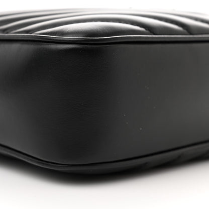 Saint Laurent Calfskin Matelasse Monogram Lou Camera Bag Black 9 of 11
