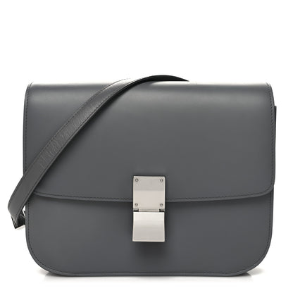 Celine Box Calfskin Medium Classic Box Flap Bag Light Charcoal 1 of 11