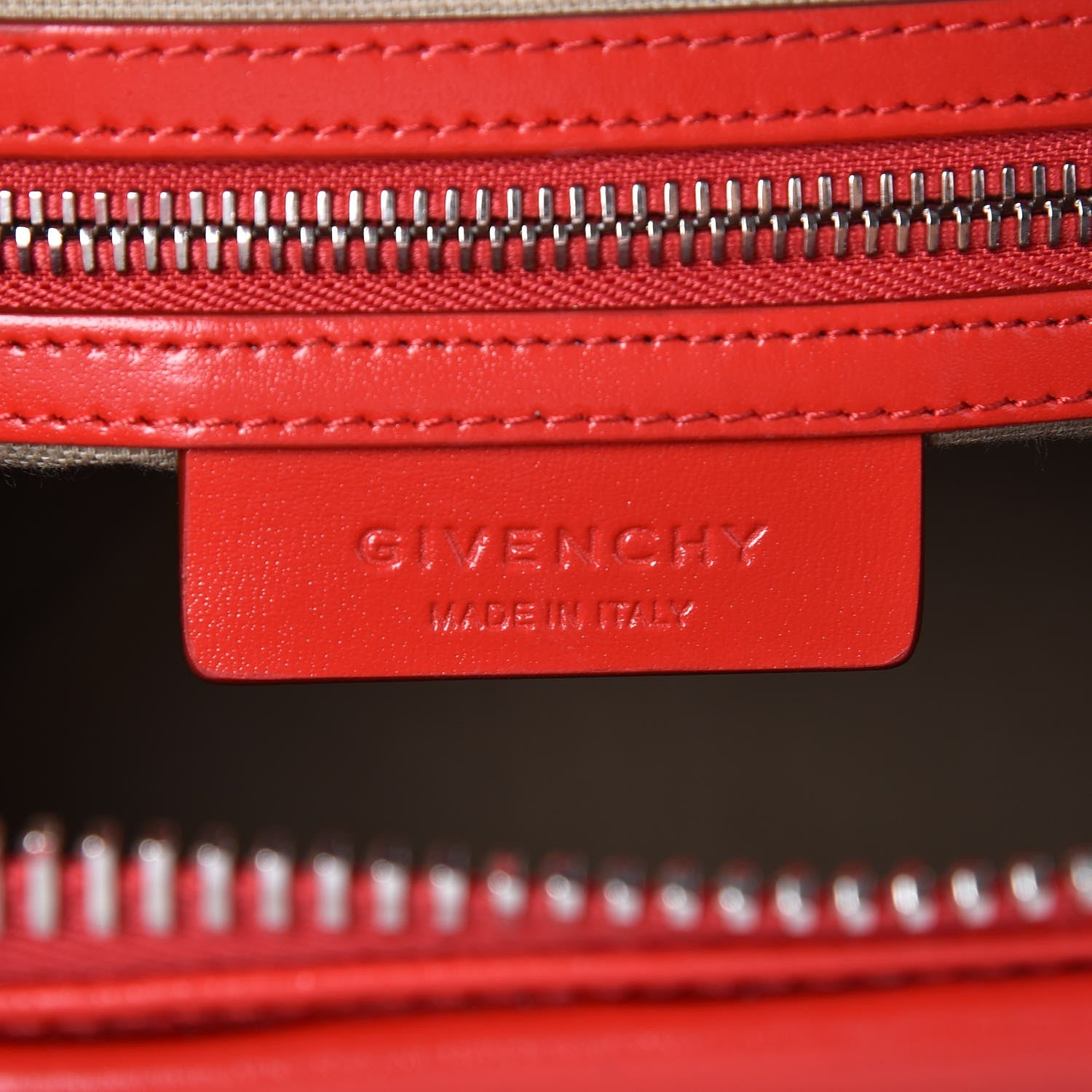 Givenchy Shiny Lord Calfskin Small Antigona Medium Red 6 of 8